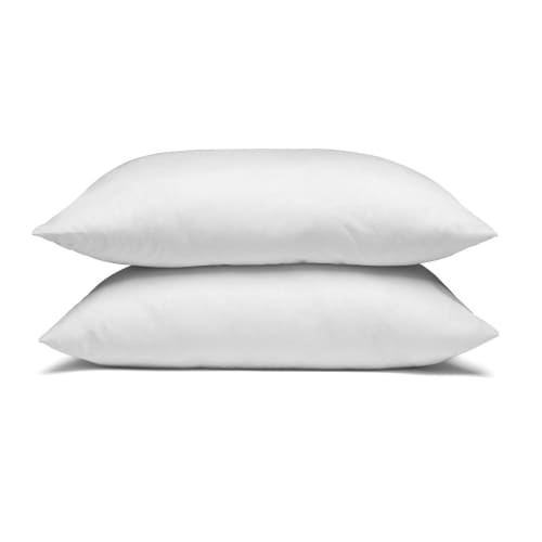 Revival Pillow, Cluster & Micro Gel Fiber Fill, T233 Cotton Cover, Queen 20x30, 23 oz,  White